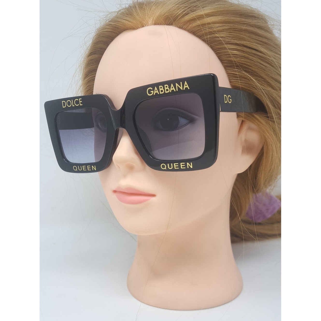 Dolce & Gabbana Women's Sunglasses Oversized Square Queen Dg4328 52-24-135